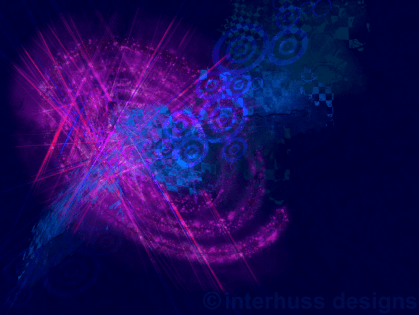 A fractal created in Apophysis and edited in GIMP